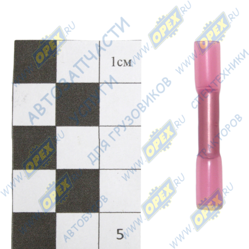 906866 Гильза под опрессовку в термоусаживаемом корп. 0,5-1,5 кв.мм; 0,5-1,5 кв.мм красная Nord Yada